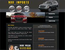 Tablet Screenshot of ndoimports.com.br